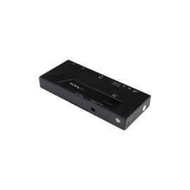 2-Port HDMI Automatic Video Switch - 4K 2x1 HDMI Switch with Fast Switching, Auto-sensing and Serial Control