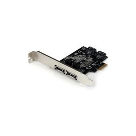 2 Port PCI Express SATA 6 Gbps eSATA Controller Card - Dual Port PCIe SATA III Card - 2 Int/2 Ext