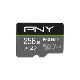 PNY 256GB PRO Elite Class 10 U3 V30 microSDXC Flash Memory Card