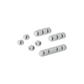 Durable CAVOLINE Clip Grey (Pack of 7) - 504110