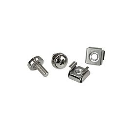 Rack Screws - 20 Pack - Installation Tool - 12 mm M5 Screws - M5 Nuts - Cabinet Mounting Screws and Cage Nuts