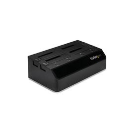 USB 3.0 to 4-Bay SATA 6Gbps Hard Drive Docking Station w/ UASP & Dual Fans - 2.5/3.5in SSD / HDD Dock