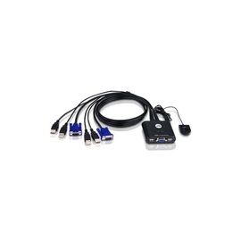 2PORT USB KVM SWITCH W/2 CABLES SUPPORTS UP TO 2048X1536