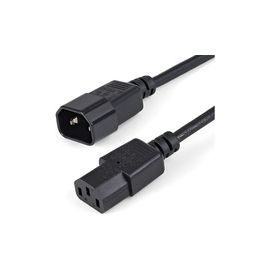 1m Standard Computer Power Cord Extension - C14 to C13