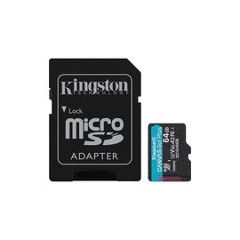 64GB MSDXC CANVAS GO PLUS 170R A2 U3 V30 CARD + ADAPTER