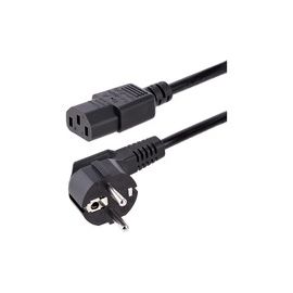 COMPUTER POWER CORD - 3FT (1M) EU SCHUKO TO C13 18AWG