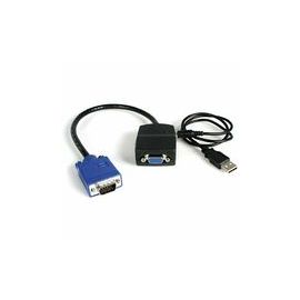 2 PORT VGA VIDEO SPLITTER USB POWERED