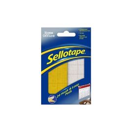 SELLOTAPE STICKY HOOK AND LOOP PAD WLT24