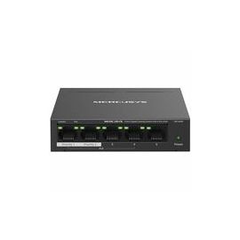 Mercusys (MS105GP) 5-Port Gigabit Desktop Switch with 4-Port PoE+, Steel Case