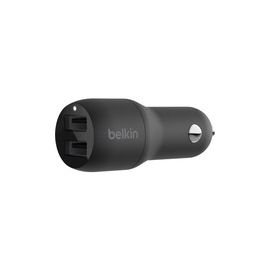 BELKIN CAR CHARGER DUAL USB-A 24W BLACK