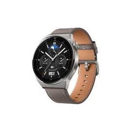 HUAWEI WATCH GT3 PRO 46MM GRAY TITANIUM CASE/GRAY LEATHER STRAP