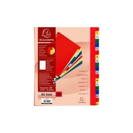 EXACOMPTA COLOURED PP INDEX A4+ A-Z