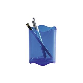 Durable Trend Pen Pot Plastic Translucent Blue Ref 1701235540