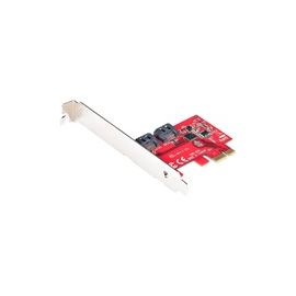 SATA PCIe Card, 2 Port PCIe SATA Expansion Card, 6Gbps SATA, PCI Express to SATA Adapter, Non-RAID, PCIe to SATA Converter