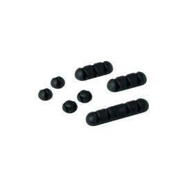 Durable CAVOLINE Clip Graphite (Pack of 7) - 504137