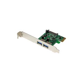 2 Port PCI Express (PCIe) SuperSpeed USB 3.0 Card Adapter with UASP - SATA Power