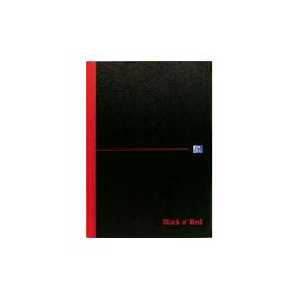 BLACK N RED BOOK A6 FEINT C66655