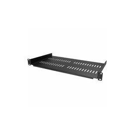 Vented 1U Rack Shelf - 10in Deep - 1U Rack Mount Shelf