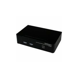 2 Port USB DisplayPort KVM Switch with Audio