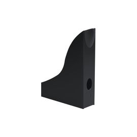 Durable Vivid Magazine Rack Plastic with Thumb Hole A4 Black Ref 1701711060