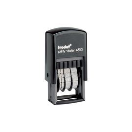 Trodat Printy 4810 Budget Mini Dater Stamp Self-inking 20x3.8mm Black Ref 70169