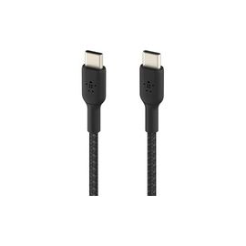 USB-C TO USB-C BRAIDED 1M BLK