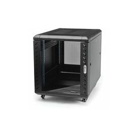 12U 36in Knock-Down Server Rack Cabinet with Casters