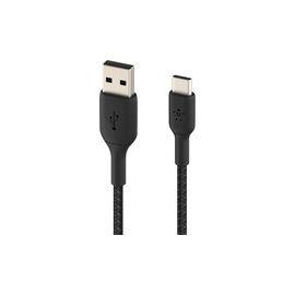 USB-C/USB-A CABLE 2M BLACK