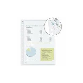 Elba Quick Punched Pocket Clear 400012939