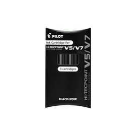 Pack 3 Ink Refill Black Pilot For V5/V7