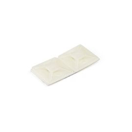 100 PACK OF SELF-ADHESIVE CABLE TIE MOUNTS - MED